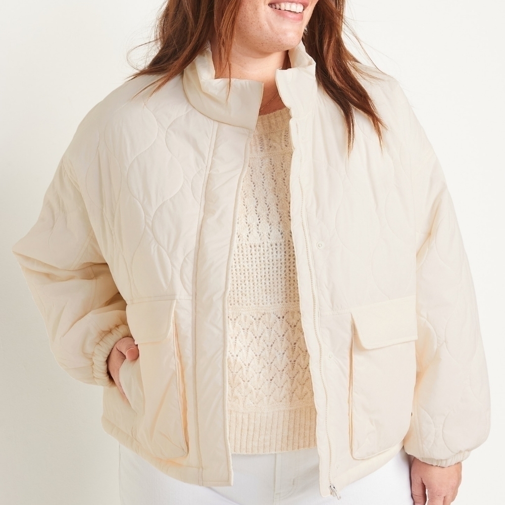 4X • Old Navy • Packable Oversized Water-Resistant Quilted Jacket
